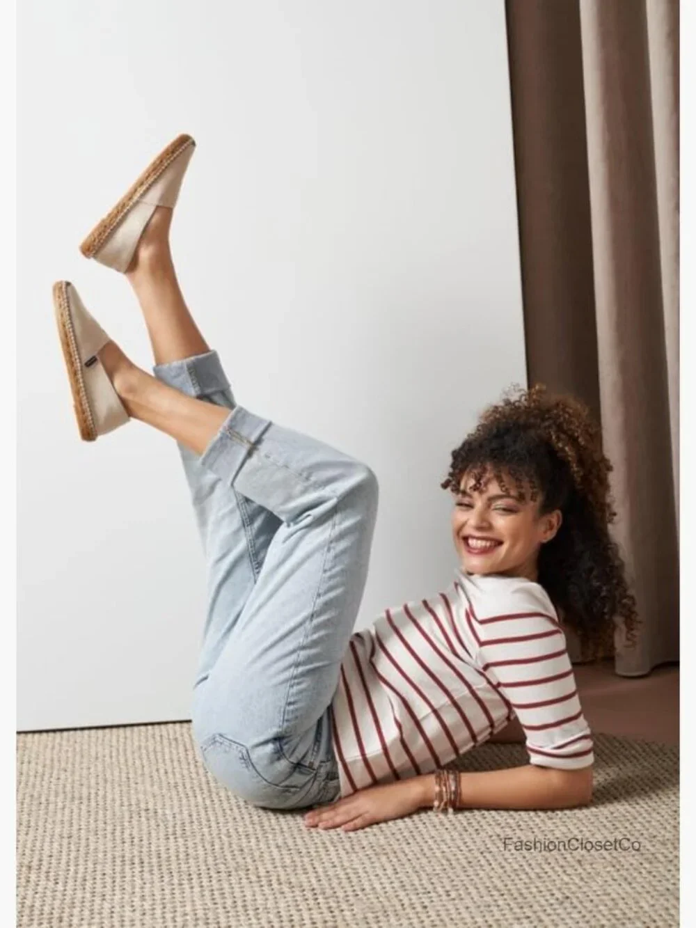N/A canvas espadrille